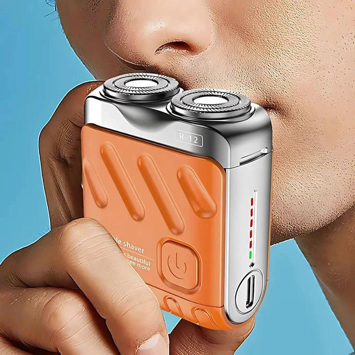 Rotary Electric Shaver – Dual-Ring Blades